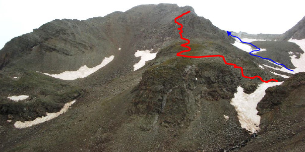 Castle Peak and Conundrum Peak