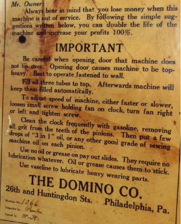 The Domino - an Unusual European Slot Machine Imported to the U.S.